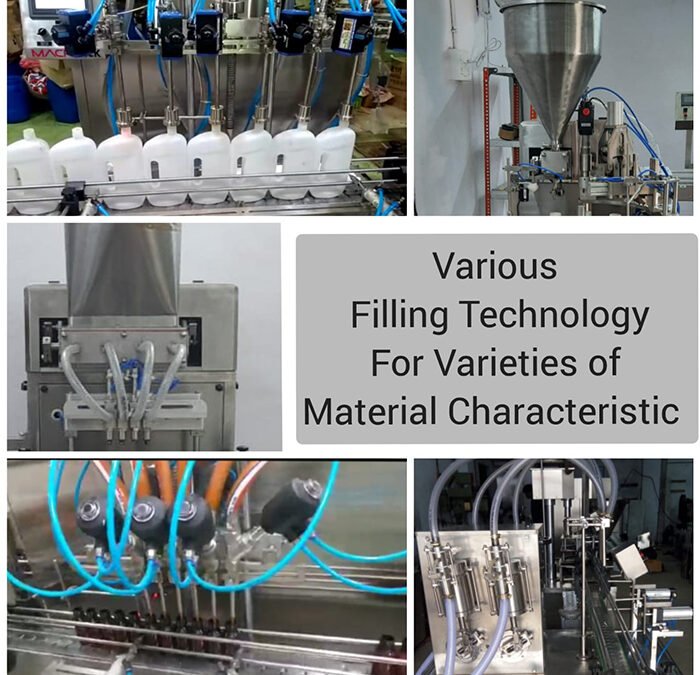 image of machpack offering various filling technology for varieties of material characteristics